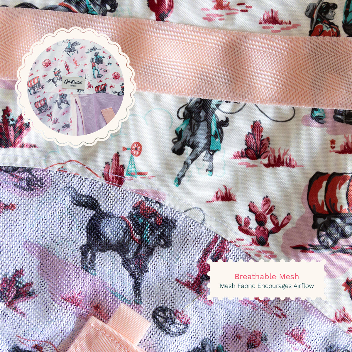 Cath Kidston Equestrian Cowgirl Rain Sheet & Fly Rug Combo