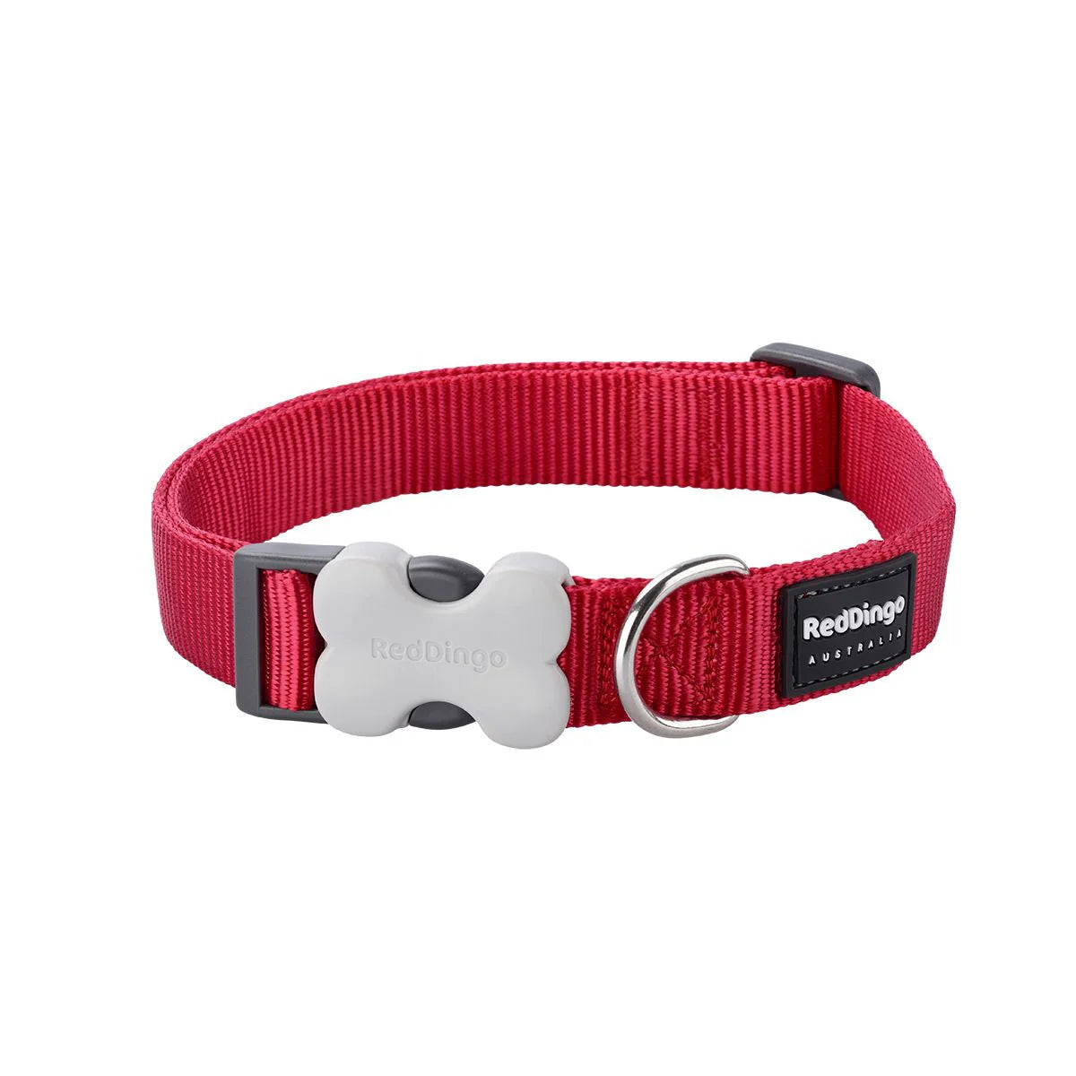 Red Dingo Plain Red Dog Collar