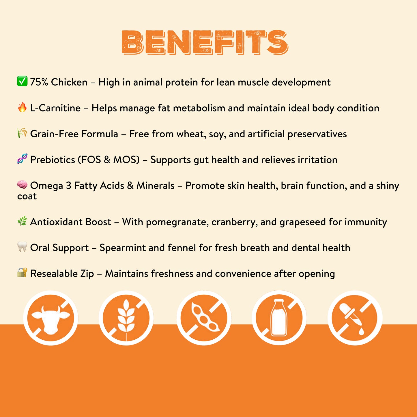 Feline Choice Grain-Free Complete Adult Dry Cat Food – Chicken, Sweet Potato & Apple