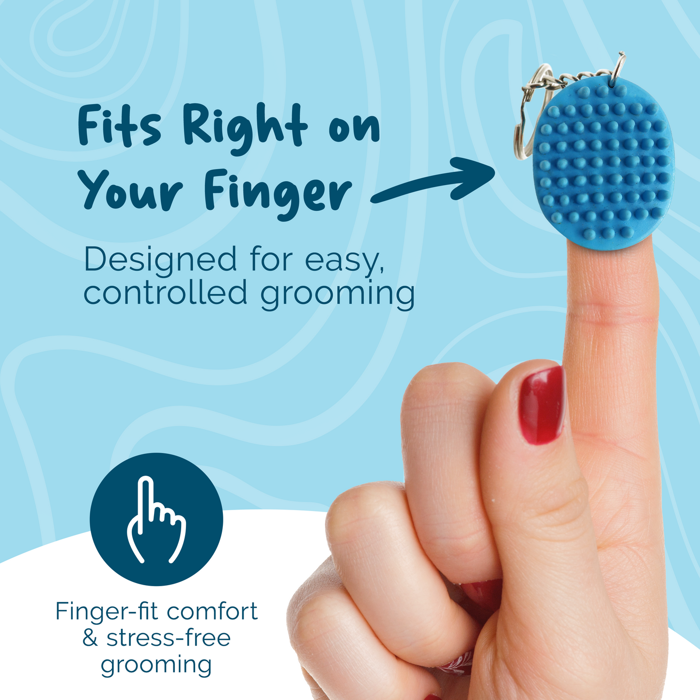 Petsentials Finger Groomer for Small Animals