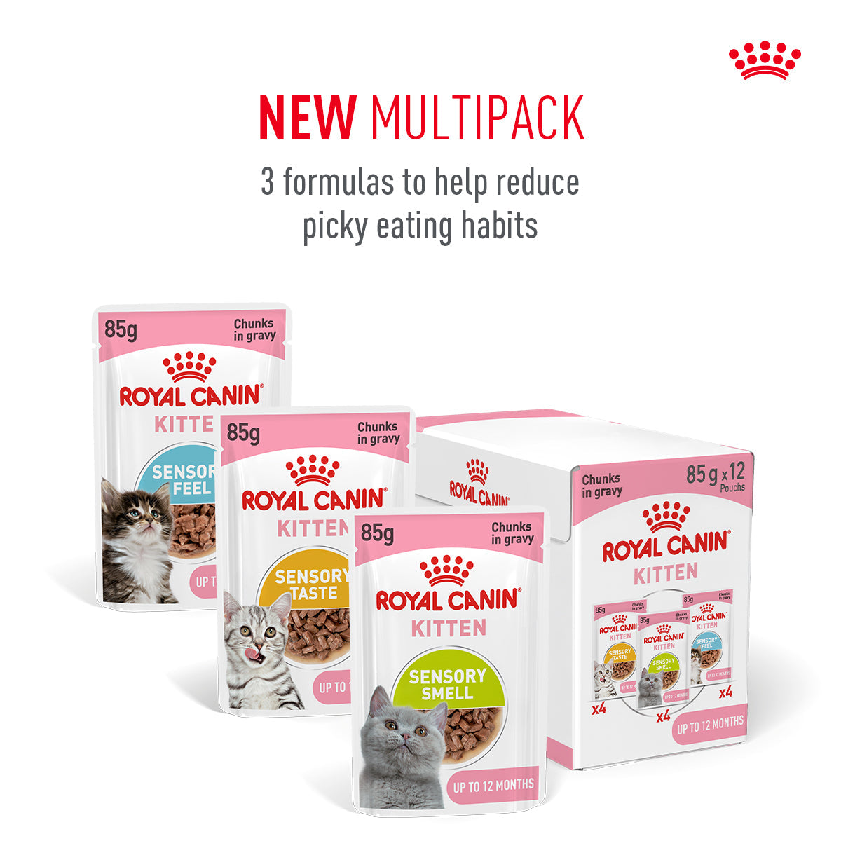 Royal Canin Sensory Kitten Feel Chunks In Gravy