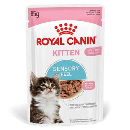 Royal Canin Sensory Kitten Feel Chunks In Gravy