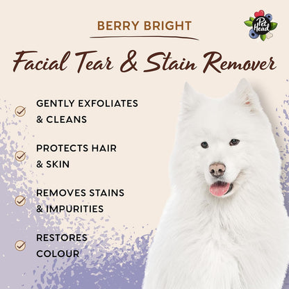 Pet Head Berry Bright Facial & Tear Stain Remover