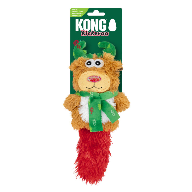 KONG Christmas Holiday Kickeroo® Character Assorted Cat Toy