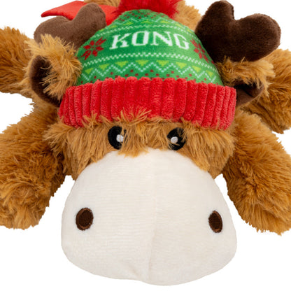KONG Christmas Holiday Cozie Reindeer Dog Toy