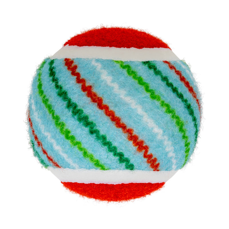 KONG Christmas Holiday SqueakAir® Medium Tennis Balls Dog Toy