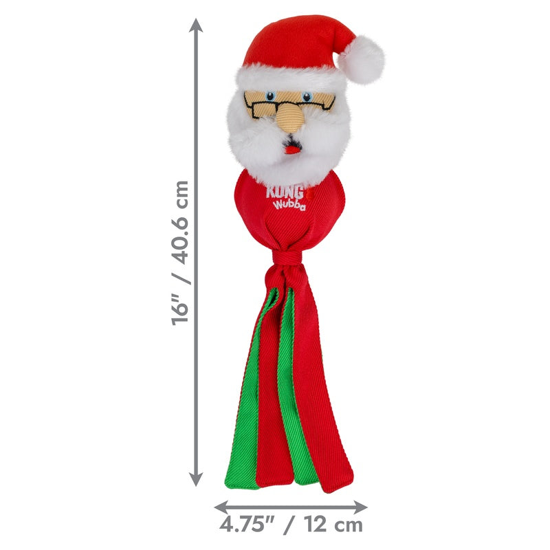 KONG Christmas Holiday Large Wubba® Assorted Dog Toy