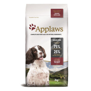 Applaws Grain-free Small/Medium Adult Dry Dog Food - Chicken & Lamb