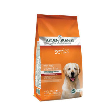 Large Senior Dry Dog Food Fresh Chicken & Rice