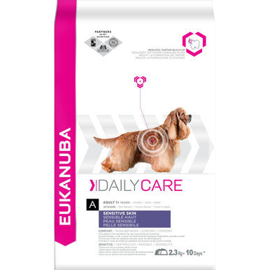 Eukanuba Daily Care Sensitive Skin Adult +1 Dry Dog Food