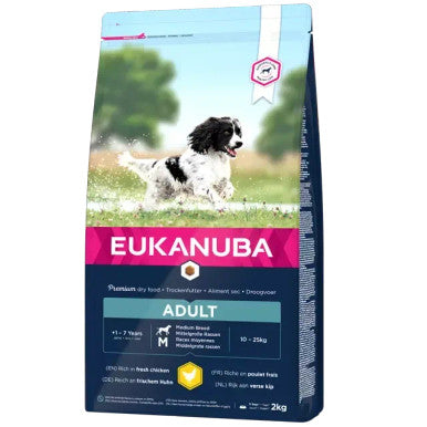 Eukanuba Adult Medium Breed Dry Dog Food - Chicken