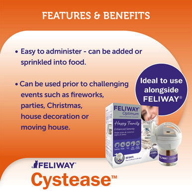 Feliway Cystease Advanced Urinary Tract Supplement