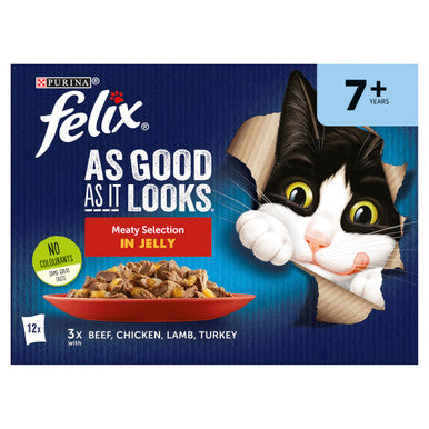 Felix As Good As It Looks 7+ Meat Cat Food