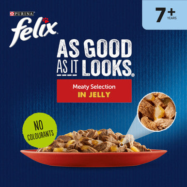 Felix As Good As It Looks 7+ Meat Cat Food