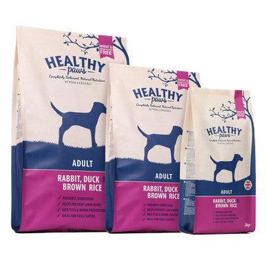 Healthy Paws Adult Dog Food Rabbit Duck & Rice