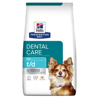 Hill's Prescription Diet t/d Mini Dental Care Adult/Senior Dry Dog Food with Chicken