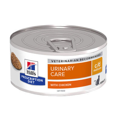 Hill's Prescription Diet c/d Multicare Urinary Care Wet Cat Food with Chicken