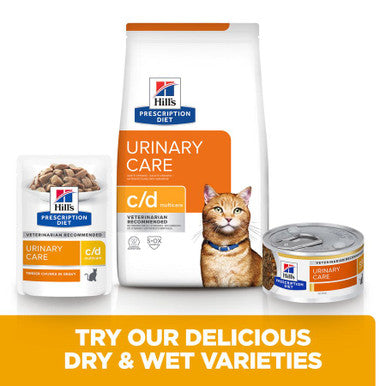 Hill's Prescription Diet c/d Multicare Urinary Care Wet Cat Food with Chicken