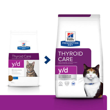 Hill's Prescription Diet y/d Thyroid Care Adult/Senior Dry Cat Food - Original