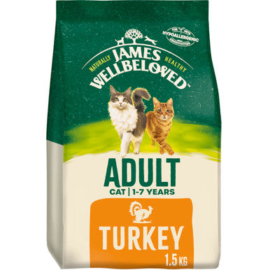 James Wellbeloved Complete Adult Dry Cat Food - Turkey