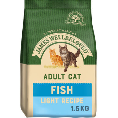 James Wellbeloved Complete Adult Dry Cat Food - Light Fish