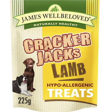 James Wellbeloved CrackerJacks Hypo-Allergenic Dog Treats - Lamb