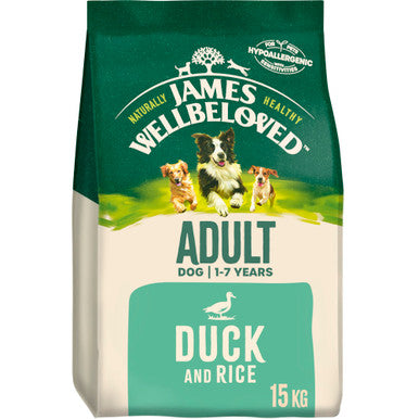 James Wellbeloved Medium Adult Dry Food Dog - Duck & Rice