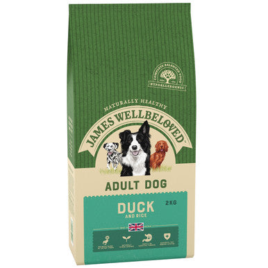 James Wellbeloved Medium Adult Dry Food Dog - Duck & Rice