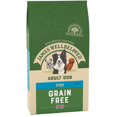 James Wellbeloved Grain Free Adult Dry Dog Food - Fish & Vegetable