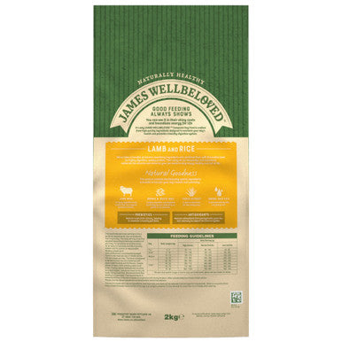 James Wellbeloved Adult Dry Dog Food - Lamb & Rice