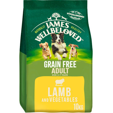 James Wellbeloved Grain Free Adult Dry Dog Food - Lamb & Vegetable