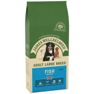 James Wellbeloved Large Adult Dry Dog Food - Fish & Rice