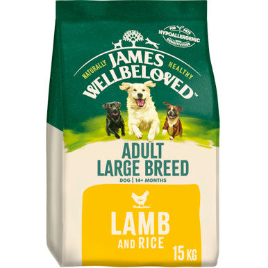 James Wellbeloved Large Adult Dry Dog Food - Lamb & Rice