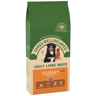 James Wellbeloved Large Adult Dry Dog Food - Turkey & Rice