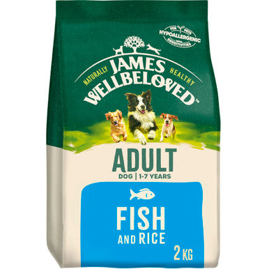 James Wellbeloved Adult Dry Dog Food - Ocean White Fish & Rice