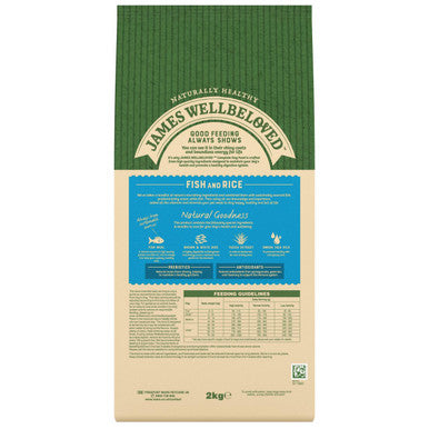 James Wellbeloved Adult Dry Dog Food - Ocean White Fish & Rice