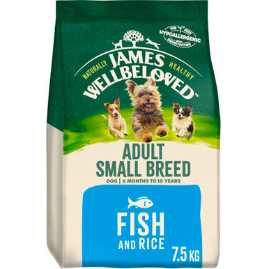 James Wellbeloved Small Adult Dry Dog Food - Fish & Rice