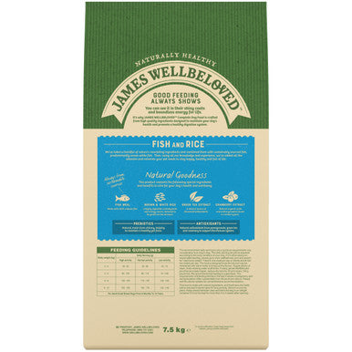 James Wellbeloved Small Adult Dry Dog Food - Fish & Rice