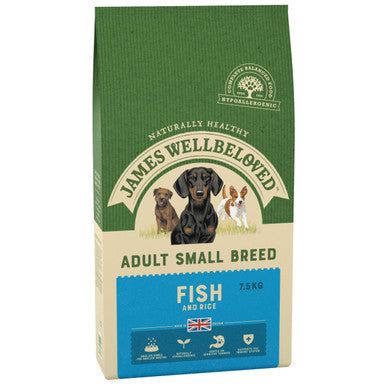 James Wellbeloved Small Adult Dry Dog Food - Fish & Rice