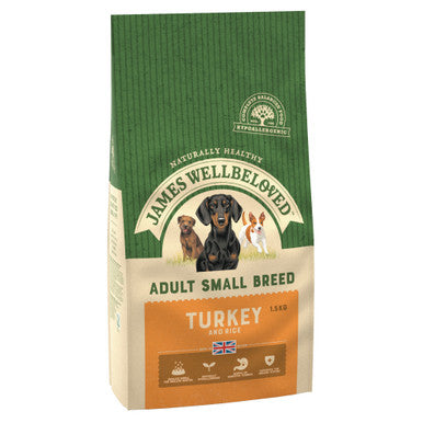 James Wellbeloved Small Breed Adult Dry Dog Food - Turkey & Rice