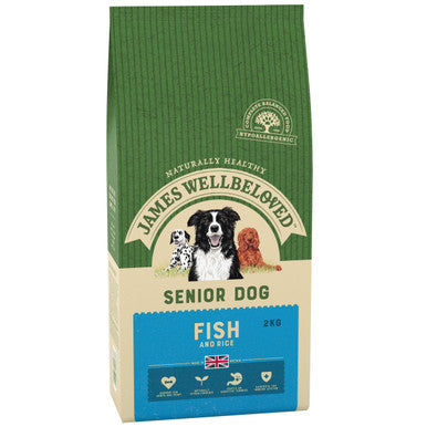 James Wellbeloved Senior Dry Dog Food - Fish & Rice