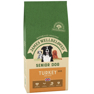 James Wellbeloved Senior Dry Dog Food - Turkey & Rice