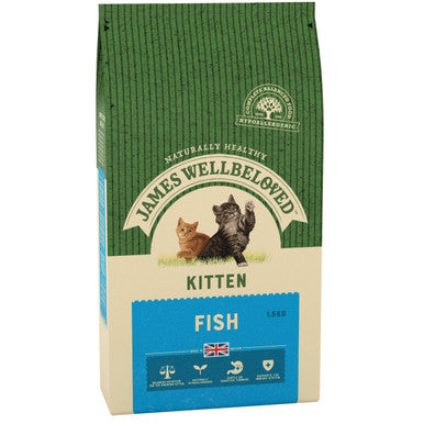 James Wellbeloved Kitten Dry Cat Food - Fish