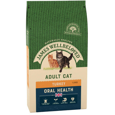 James Wellbeloved  Adult Cat - Turkey Oral health