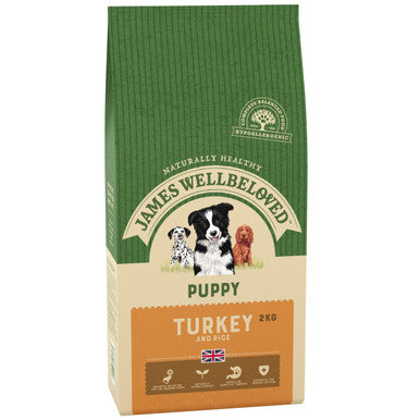 James Wellbeloved Medium Puppy Dry Dog Food - Turkey & Rice