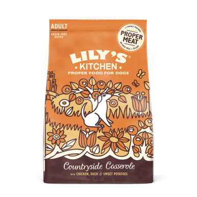 Lily's Kitchen Countryside Casserole Grain-free Adult Dry Dog Food - Chicken & Duck