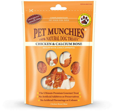 Pet Munchies Dog Treats - Chicken & Calcium Bones