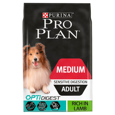 Purina Pro Plan Sensitive Digestion Medium Adult Dry Dog Food - Lamb