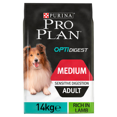 Purina Pro Plan Sensitive Digestion Medium Adult Dry Dog Food - Lamb