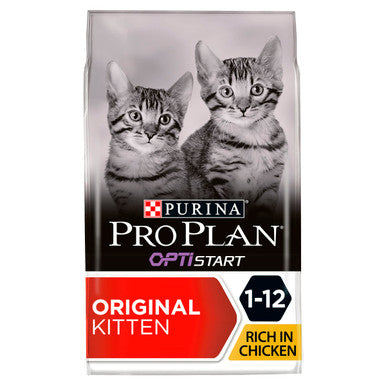 Purina Pro Plan Opti Start Original Kitten/Junior 1-12 Dry Cat Food - Chicken